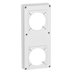 TAPA CON PERFORACIONES PARA 2 TOMAS DE 16A Ó 32A