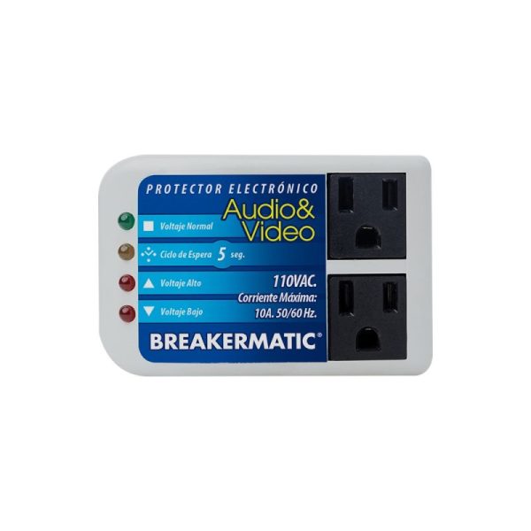PROTECTOR DE VOLT. AUDIO Y VIDEO 110VAC 50/60Hz 10A