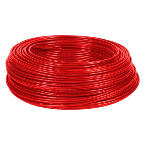 CABLE Cu AIS.LIBRE DE HALOGE. No.12 ROJO EXZHELLENT BW