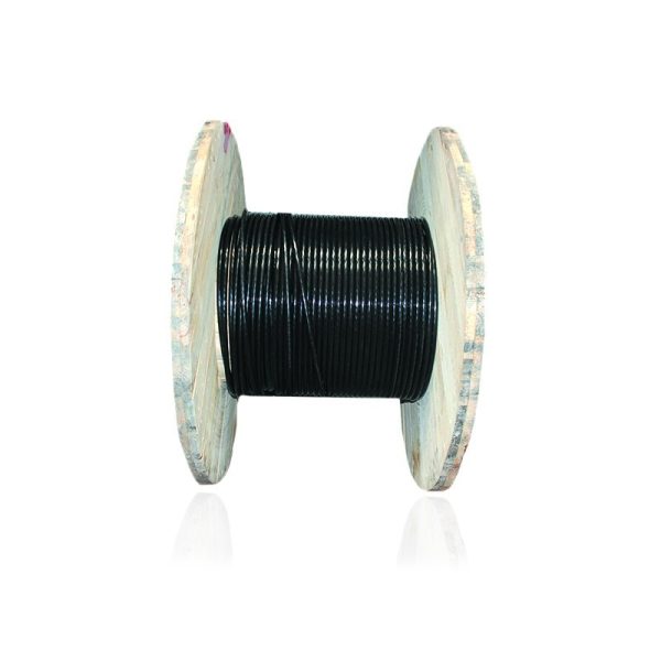 CABLE Cu AIS.LIBRE DE HALOGE. No.8 NEGRO EXZHELLENT BW