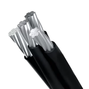 CABLE ALUMINIO CUADRUPLEX 3 X 95 + 1 X 50 (3X4/0+1/0) AAC/AAAC XLPE 600V 90C