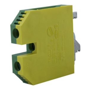BORNERA A TIERRA RIEL OMEGA 35A 20-10AWG