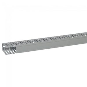 CANALETA RANURADA 40 X 60 MM X 2.00 MTS LINA 25 GRIS