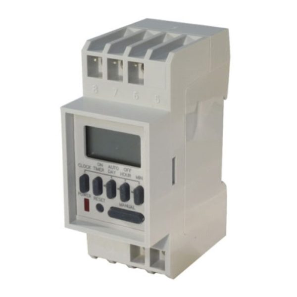 PROGRAMADOR SEMANAL 16A AC1 / 3A AC3 /220VAC MONTAJE RIEL DIN