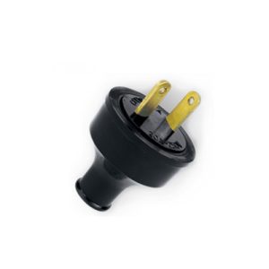 CLAVIJA BIFASICA PATA TRABADA 20A 250V