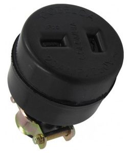 TOMA AEREA BIFASICA P/TRABADA 2 X 20A 250V