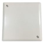 TAPA CUADRADA PVC 3" X 3" BLANCA
