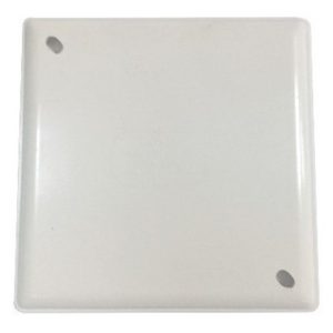 TAPA CUADRADA PVC 3" X 3" BLANCA