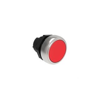 PULSADOR ROJO RASANTE 22MM