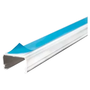 CANALETA LISA 20 X 12MM X 2.00 MTS C/ADHESIVO BLANCO
