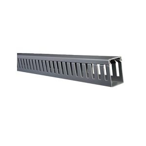 CANALETA RANURADA 40 X 60 MM X 2.00 MTS GRIS