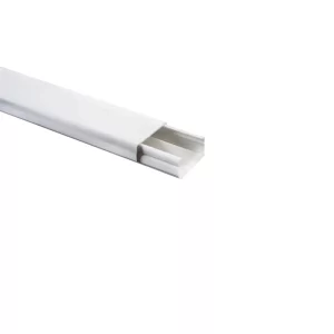 CANALETA LISA 32 X 12MM X 2.00 MTS C/DIVISION BLANCO