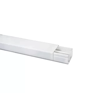 CANALETA LISA 40 X 25MM X 2.00 MTS C/DIVISION BLANCO