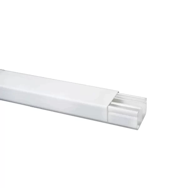 CANALETA LISA 40 X 25MM X 2.00 MTS C/DIVISION BLANCO