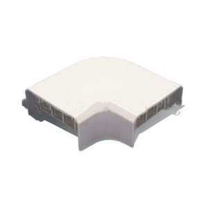 ANGULO PLANO 20 X 20 MM BLANCO