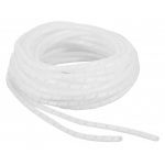 ESPIRAL CABLE 4 MM X 10 MTS 2 X 16 AWG BLANCO