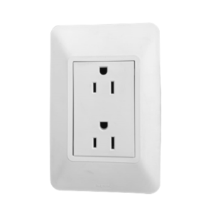 ELIT-BLANCO TOMACORRIENTE DOBLE 2P+T