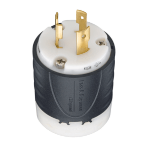 CLAVIJA TURNLOK CON SEGURO DE GIRO L-620, 20A, 250V 2FASES+TIERRA