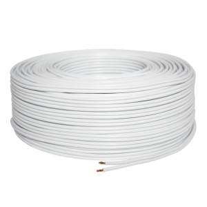 CABLE COBRE DUPLEX ( BOBINA X M )  2 X 14  BLANCO SPT 60º 300V