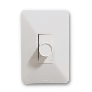 DIMMER GIRATORIO SENCILLO 120V 300W - ELIT-BLANCO