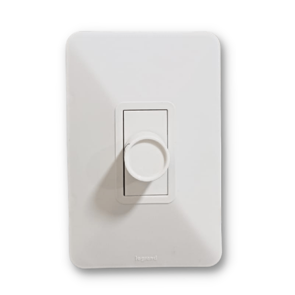 DIMMER GIRATORIO SENCILLO 120V 300W - ELIT-BLANCO