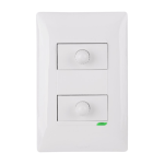 DIMMER GIRATORIO DOBLE 120V 300W - FUTURA