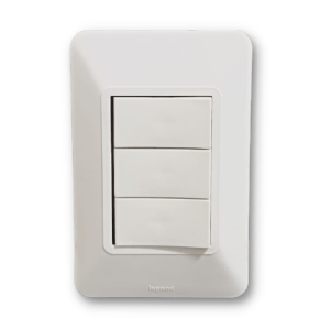 INTERRUPTOR TRIPLE - ELIT-BLANCO
