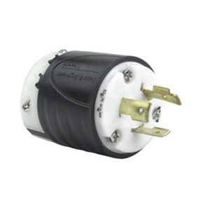 CLAVIJA TURNLOK CON SEGURO DE GIRO L-720, 20A, 277V FASE+MEUTRO+TIERRA