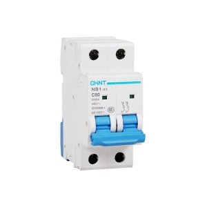 INTERRUPTOR BIPOLAR P/RIEL OMEGA 2X50A 6KA