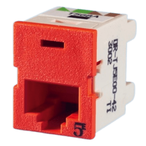 TRACJACK RJ45 CAT. 5E T568A/B  ROJO