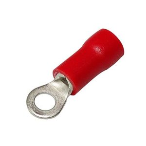 TERMINAL ARO 8 P/TORNILLO 1/4" ROJO (VTA-8-6)