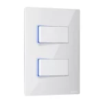 INTERRUPTOR CONMUTABLE DOBLE CON LUZ PILOTO - CLICKME, LEGRAND