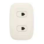 SALIDA TELEFONICA TIPO AMERICANA DOBLE RJ45 2 HILOS - GALICA