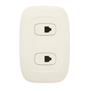 SALIDA TELEFONICA TIPO AMERICANA DOBLE RJ45 2 HILOS - GALICA
