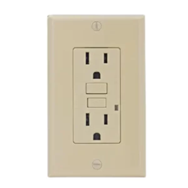 TOMACORRIENTE DOBLE P/T GFCI 20A MARFIL PASS & SEYMOUR