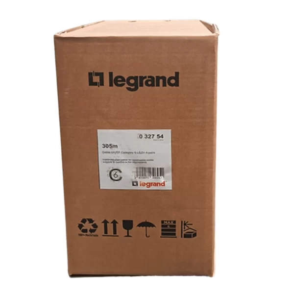 CABLE CATEGORIA 6 U/UTP 250Mhz 1G 24AWG AZUL CAJA X 305 MTS LSZH