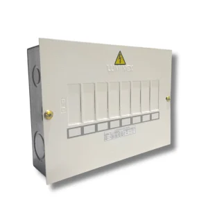 TABLERO FORMACERO BIF.    50 AMP   8 C/TOS S/PUERTA CU-AL