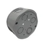 CAJA (CILES) OCTOGONAL-GRIS     REDONDA