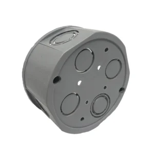 CAJA (CILES) OCTOGONAL-GRIS     REDONDA